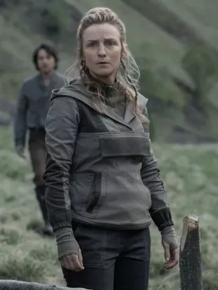 Andor 2022 Faye Marsay Grey Hooded Jacket