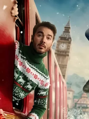 A Very Jonas Christmas Movie 2025 Kevin Jonas Green Sweater