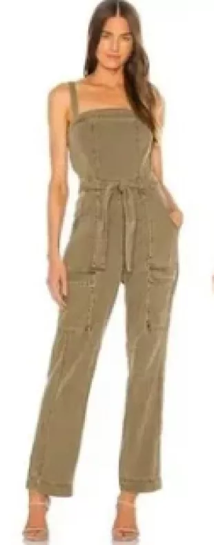 Green Overalls Free People