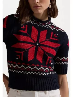 Call It What It Is 2025 Camilla Luddington Snowflake Sweater