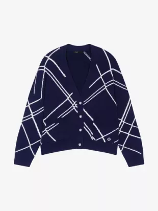 Striped Knit Cardigan