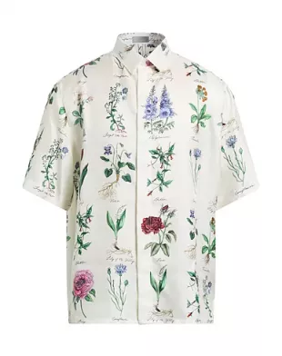 Herbarium Illustration Short-Sleeved Shirt