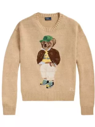 Call It What It Is Camilla Luddington Bear Sweater