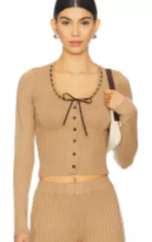 x Bella Hadid Texas Knit Cardi