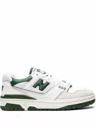 550 "White/Team Forest Green" Sneakers
