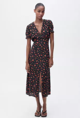 Midi Floral Dress