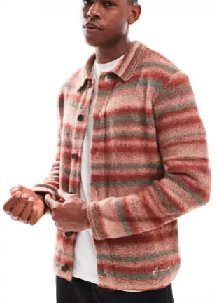 Striped Cardigan