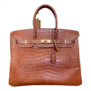 Birkin 35 Crocodile Handbag