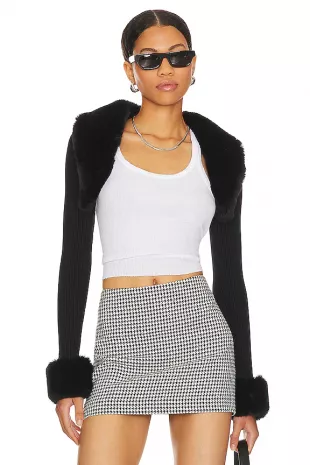 Amy Faux Fur Bolero