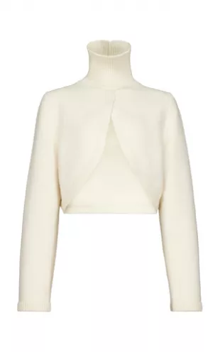 Cut Out Cashmere Blend Jumper