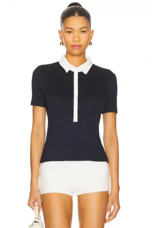 The Knit Button Short Sleeve Polo