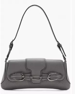 Faux Leather Shoulder Bag