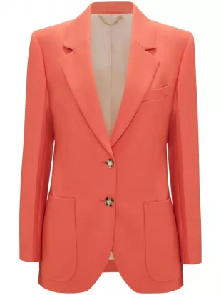 Patch Pocket Single Breasted Blazer