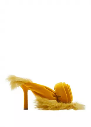 Shearling Step Rose Sandals