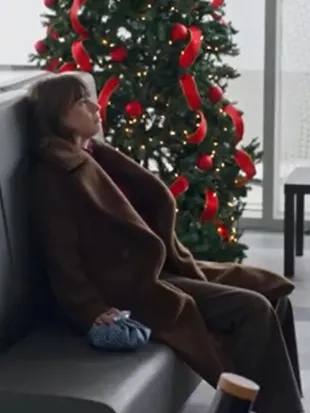 Merry Christmas Ted Cooper Kate Cooper Sherpa Coat