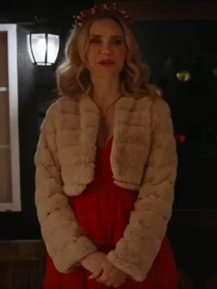 A Royal Montana Christmas Fiona Gubelmann Faux Fur Jacket