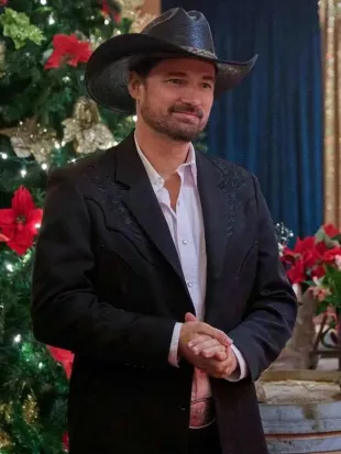 A Royal Montana Christmas Warren Christie Black Blazer