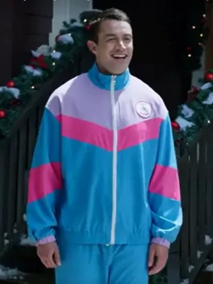 Merry Christmas Ted Cooper Color-block Track Jacket