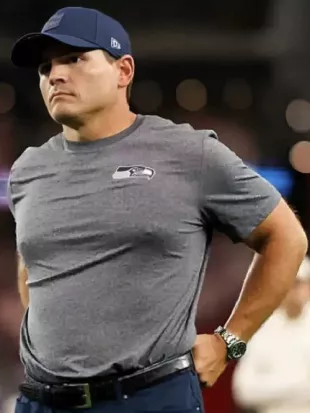 Mike Macdonald Seattle Seahawk Grey T-Shirt