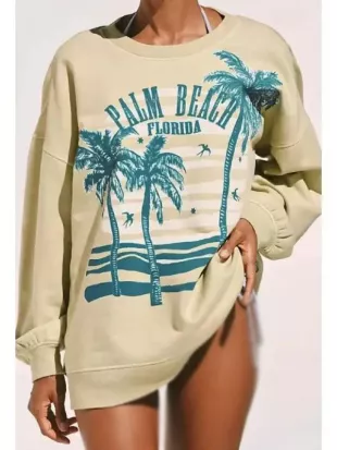 Palm Beach Florida Graphics Sweatshirt