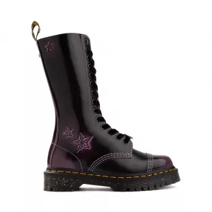 Bratz 1B99 Bex 14-Eye Boot - Black / Purple
