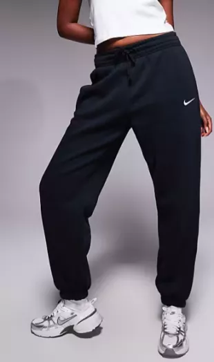 Phoenix Fleece High Waisted Oversized Cuffed Joggers