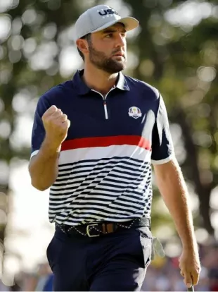 Scottie Scheffler U.S. Ryder Cup Performance Polo Shirt