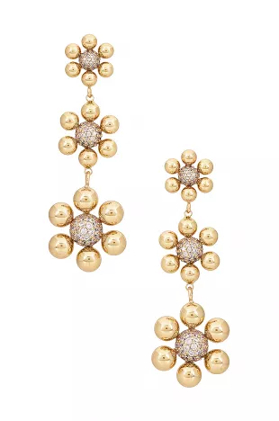 For Love & Lemons Daisy Statement Earrings