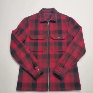 Medora Plaid Long Sleeve Shirt Full Zip