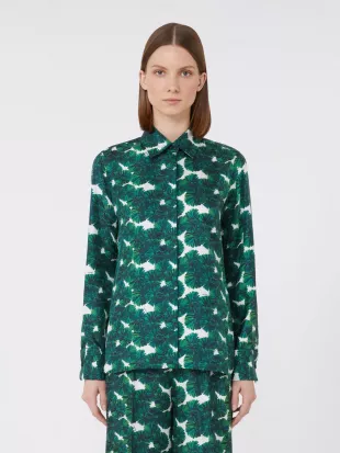 Rodesia Printed Silk Twill Shirt