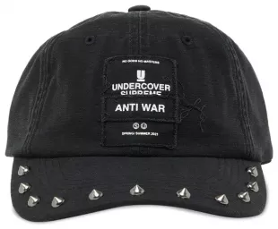 Studded 6 Panel Black