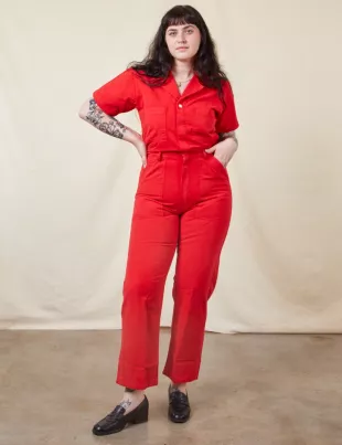 Short Sleeve Jumpsuit