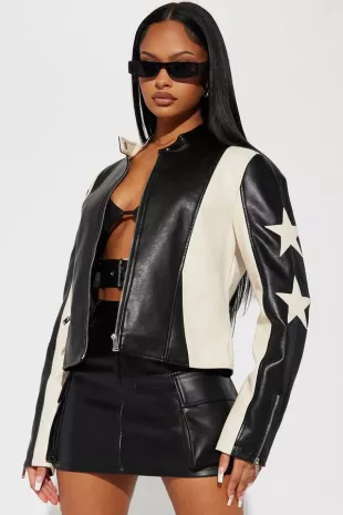 Superstar Faux Leather Jacket