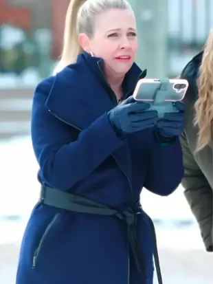 Stardom Jackets - A Merry Little Ex-Mas Melissa Joan Blue Coat