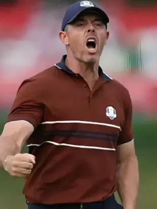 Team Europe Ryder Cup 2025 Brown Polo T-Shirt