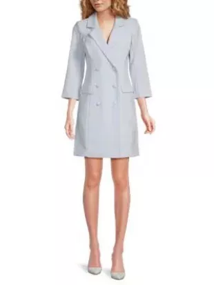 Double Breasted Tuxedo Dress