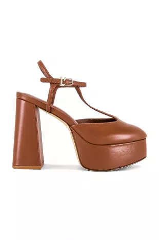 Pixie Ankle Strap Platform Pump