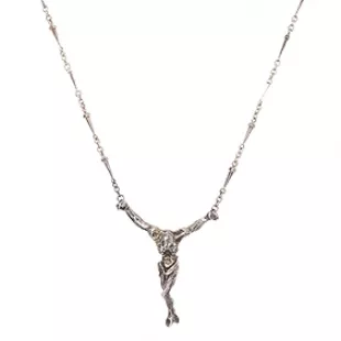 Necklace with Christ pendant Cross of Saint John