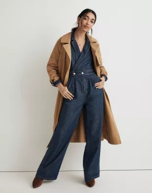Denim Tailored Jumpsuit