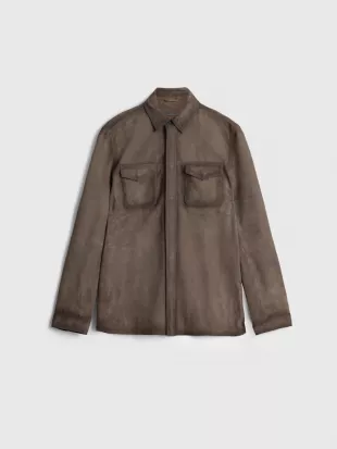 Izzy Suede Shirt Jacket
