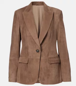 Brunello Cucinelli Suede Blazer