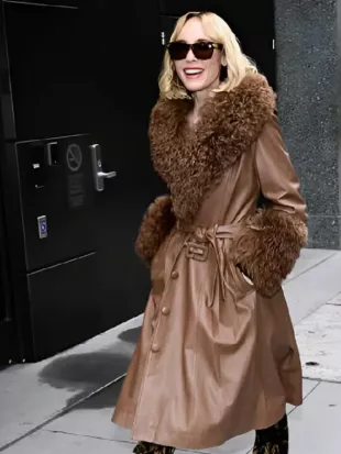 Goldie Boutilier ABC Studios Leather Coat