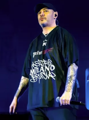 Fabri Fibra MILANO Black T-shirt