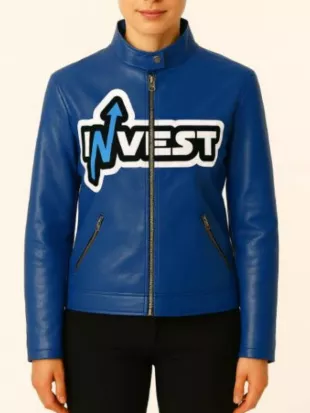 Crypto Currency Bitcoin Leather Jacket