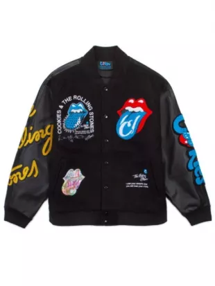 Christopher Williams The Big Tigger Morning Show Rolling Stones Varsity Jacket
