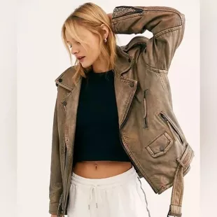 Over You Moto Leather Jacke