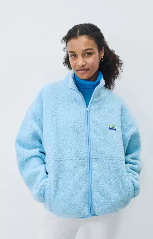 Light Blue Fleece Jacket
