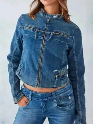 Wild Cherry Amelia May Denim Jacket