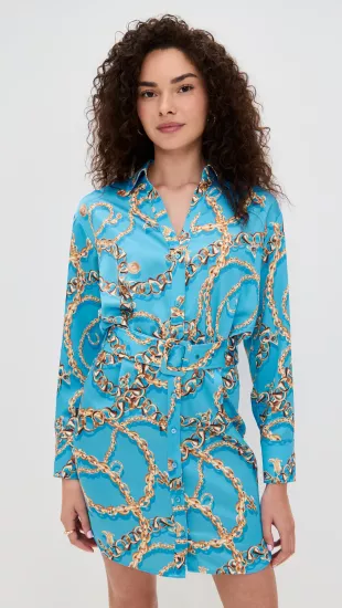 Demie Mini Shirtdress