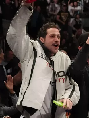 Pete Davidson RAW 2025 Leather Jacket